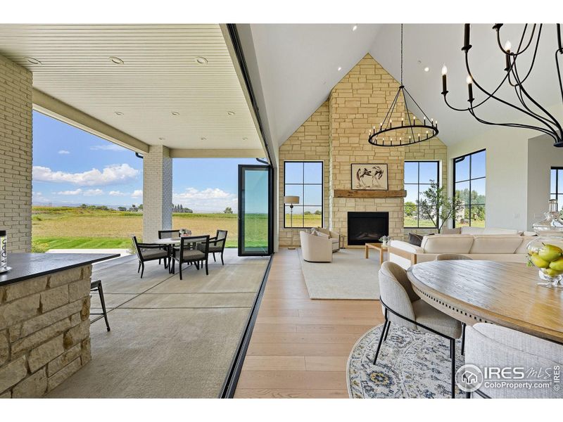 Furnished interior view inside a new home in , Longmont (Image 39).