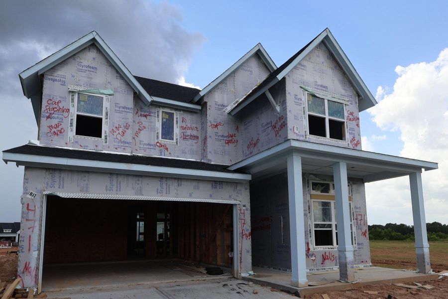 In-progress construction of a new home in Grange - Reserve Collection, Katy, TX (Image 5). In-progress construction of a new home in Grange - Reserve Collection, Katy, TX (Image 5).