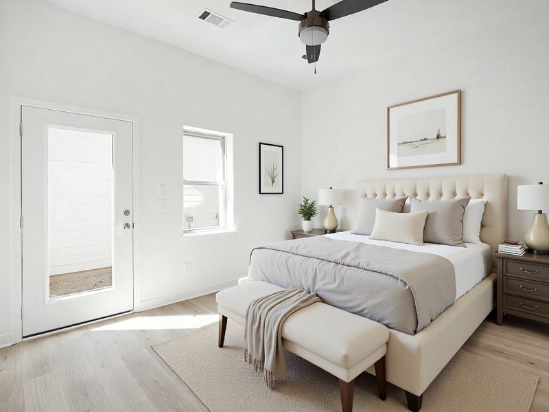 Furnished interior view inside a new home in Preston Park, Spring Hill (Image 5).