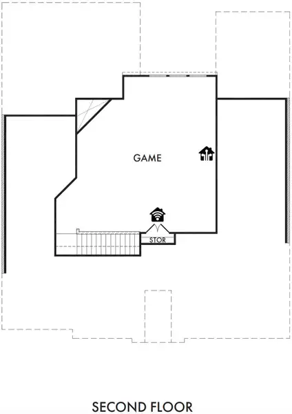 2D floor plan layout for the Hadleigh by Impression Homes in Mountain Valley Lake, Burleson, TX (Image 4). 2D floor plan layout for the Hadleigh by Impression Homes in Mountain Valley Lake, Burleson, TX (Image 4).