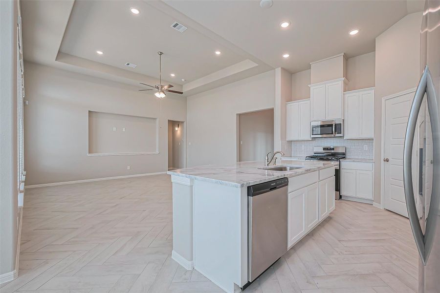 Furnished interior view inside a new home in La Segarra, Brookshire (Image 7).