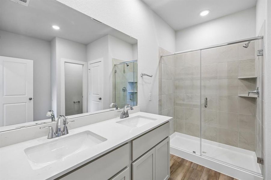 Furnished interior view inside a new home in Overland Grove, Forney (Image 7).