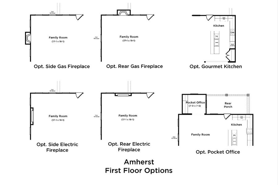 2D floor plan layout for the Amherst by DRB Homes in Miller Farm Single Family Homes, Pineville, NC (Image 5). 2D floor plan layout for the Amherst by DRB Homes in Miller Farm Single Family Homes, Pineville, NC (Image 5).
