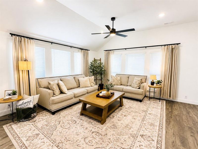 Furnished interior view inside a new home in Silo Mills, Joshua (Image 8).
