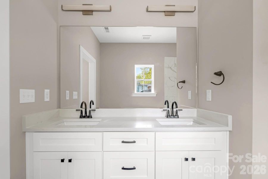 Primary suite bathroom.
