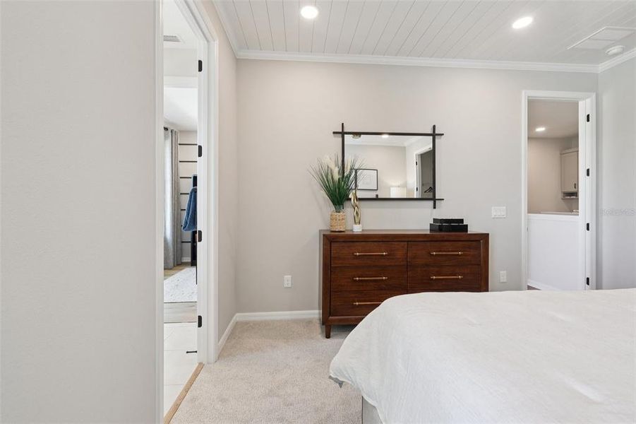 Furnished interior view inside a new home in Isla Mirada, San Antonio (Image 17).