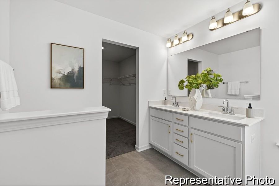 Furnished interior view inside a new home in Morgan Hills, Albemarle (Image 21).