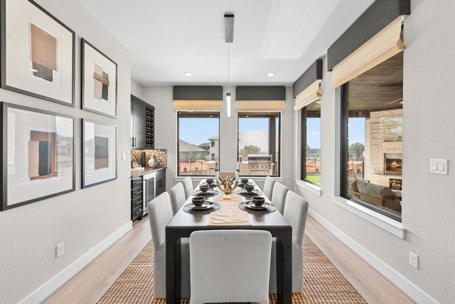 Representative furnished interior of a home built from the Emory by Scott Felder Homes in Caliterra, Dripping Springs (Image 16). Representative furnished interior of a home built from the Emory by Scott Felder Homes in Caliterra, Dripping Springs (Image 16).
