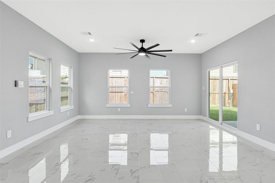 All the windows are vinyl double panel