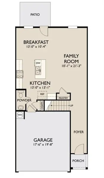 2D floor plan layout of this home in Langston Reserve, Cartersville, GA (Image 2). 2D floor plan layout of this home in Langston Reserve, Cartersville, GA (Image 2).