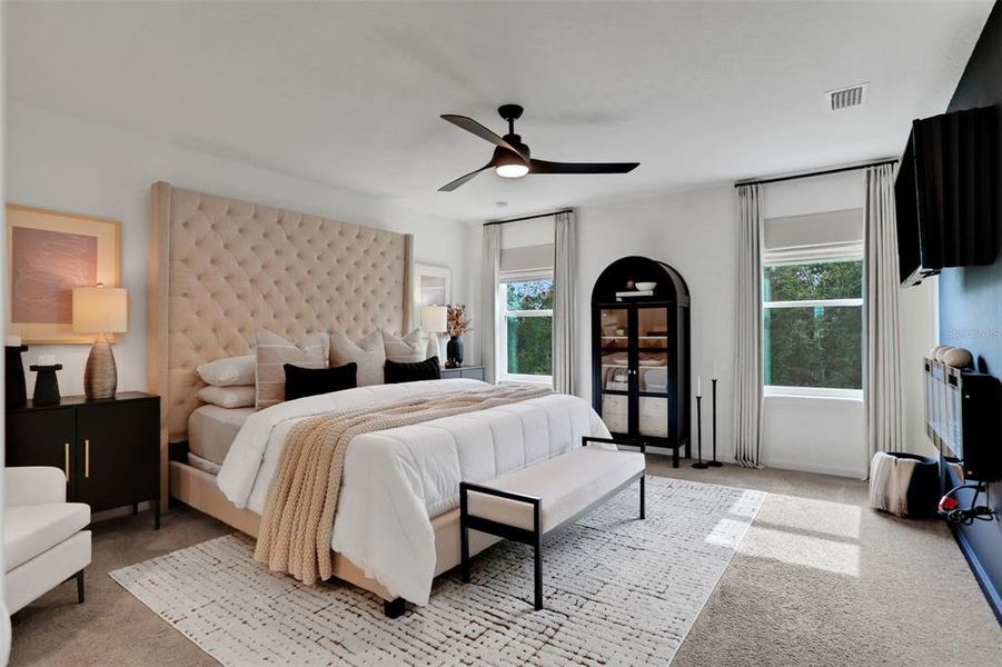 Furnished interior view inside a new home in , Palm Coast (Image 8). Furnished interior view inside a new home in , Palm Coast (Image 8).