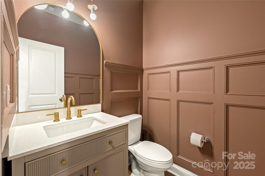 Downstairs powder room Downstairs powder room