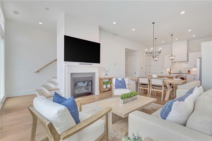 Furnished interior view inside a new home in Trilith, Fayetteville (Image 7).