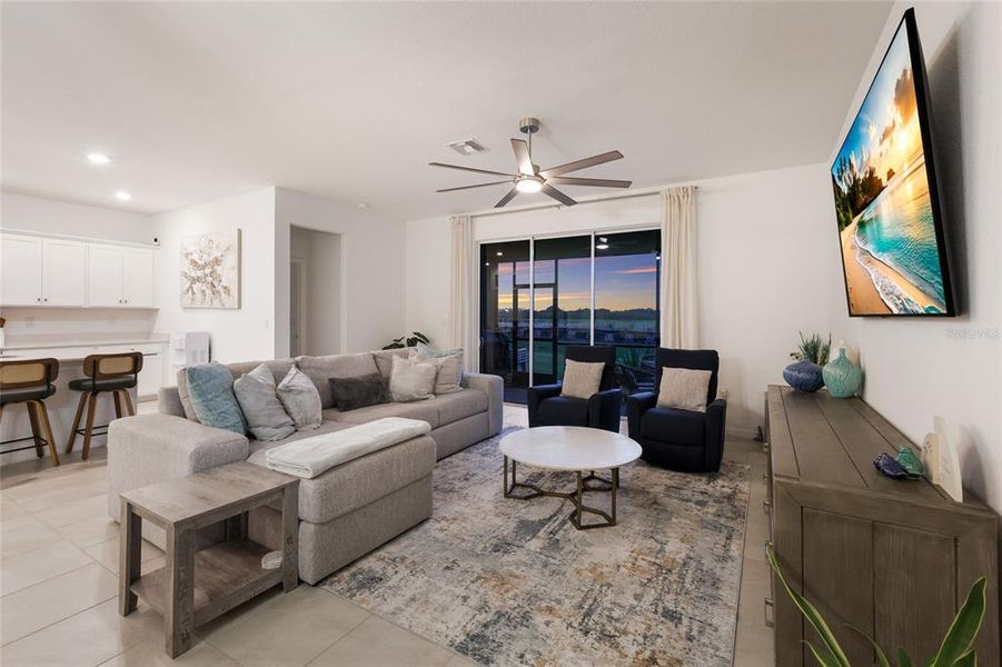 Furnished interior view inside a new home in Rye Ranch, Parrish (Image 16).