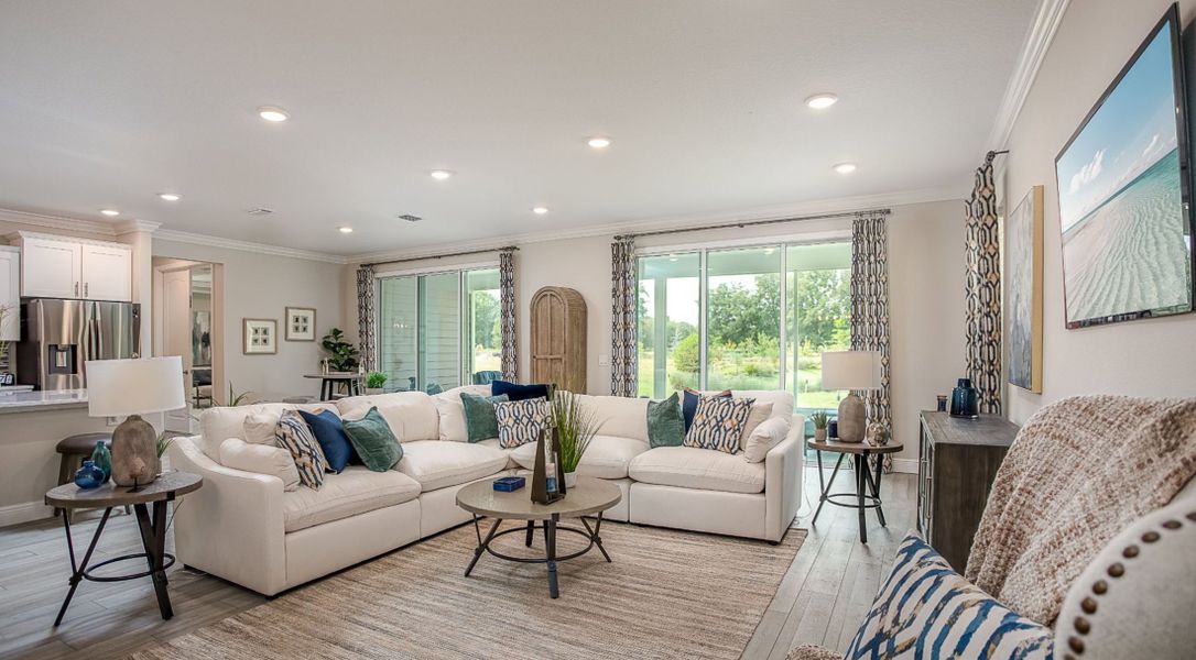 Furnished interior view inside a new home in The Reserve At Hammock Oaks, Lady Lake (Image 36).