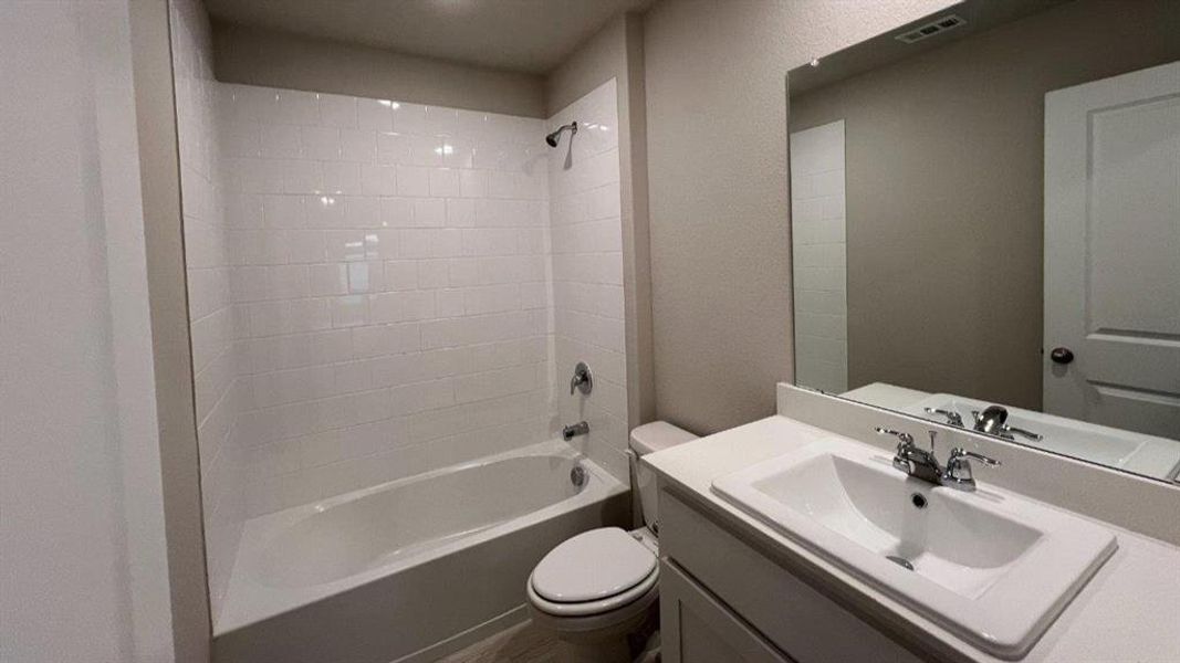 Furnished interior view inside a new home in Rosewood at Beltmill, Fort Worth (Image 7).