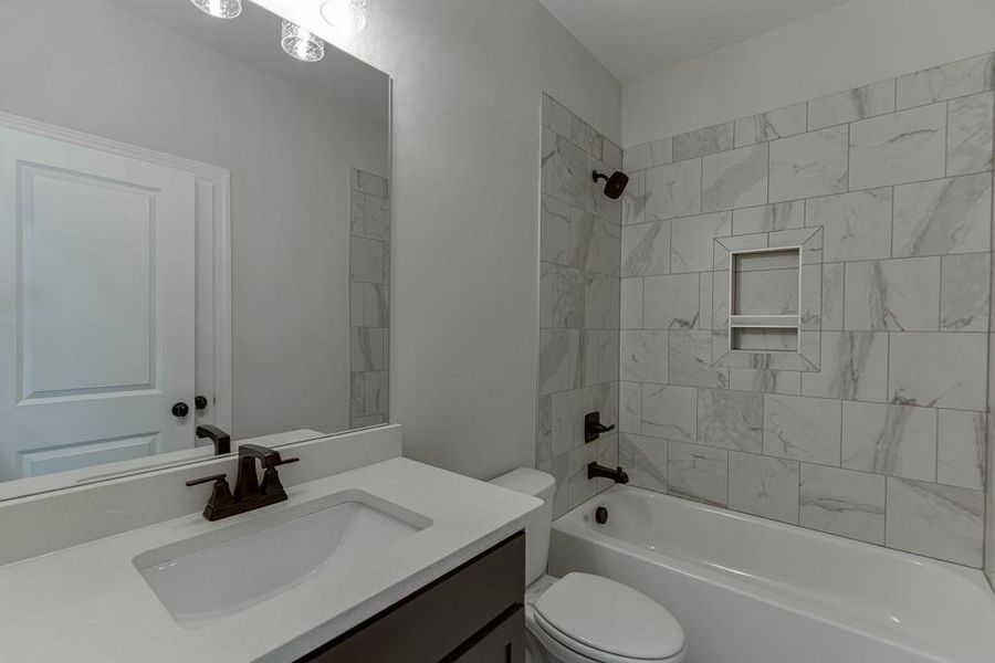 Furnished interior view inside a new home in , Buford (Image 17).