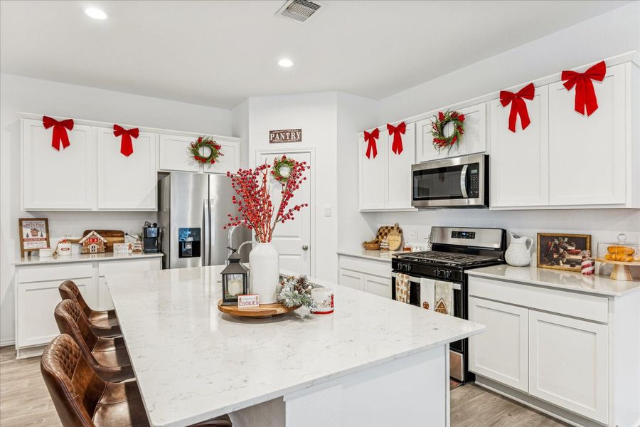 Furnished interior view inside a new home in Enclave at Dobbin, Magnolia (Image 11).