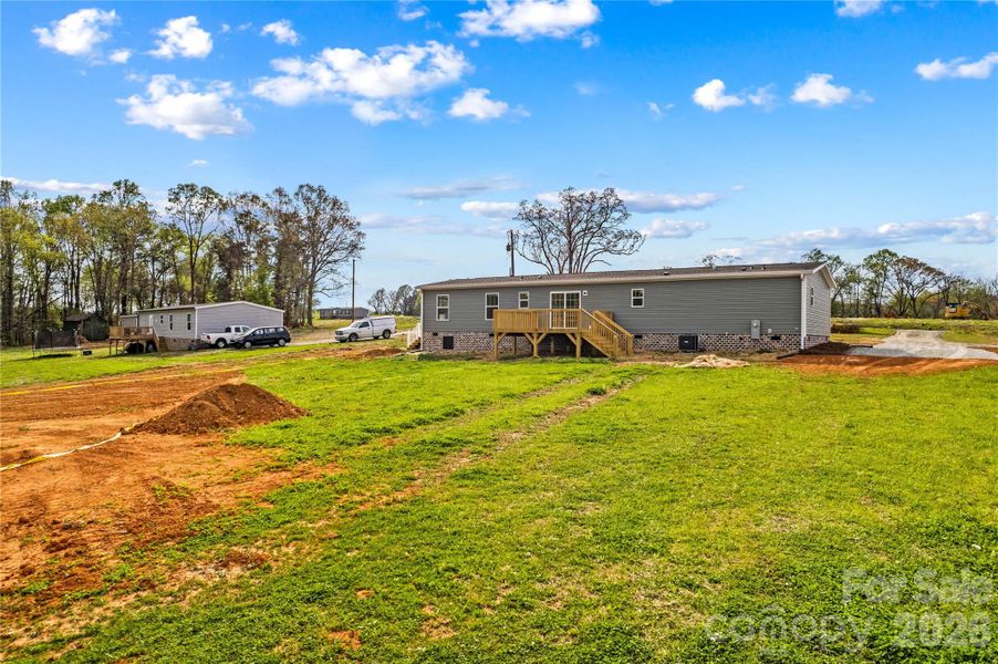 Exterior details and patio area of a home in , Hamptonville (Image 19).