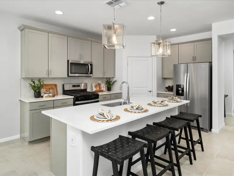Furnished interior view inside a new home in Alamar at Rocking K, Tucson (Image 3).