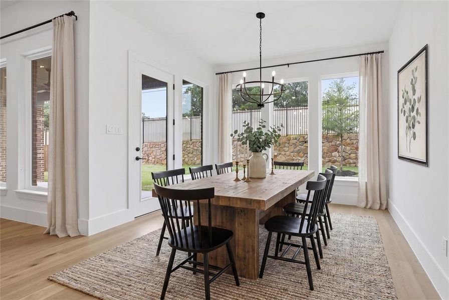 Furnished interior view inside a new home in The Grove, North Richland Hills (Image 16).