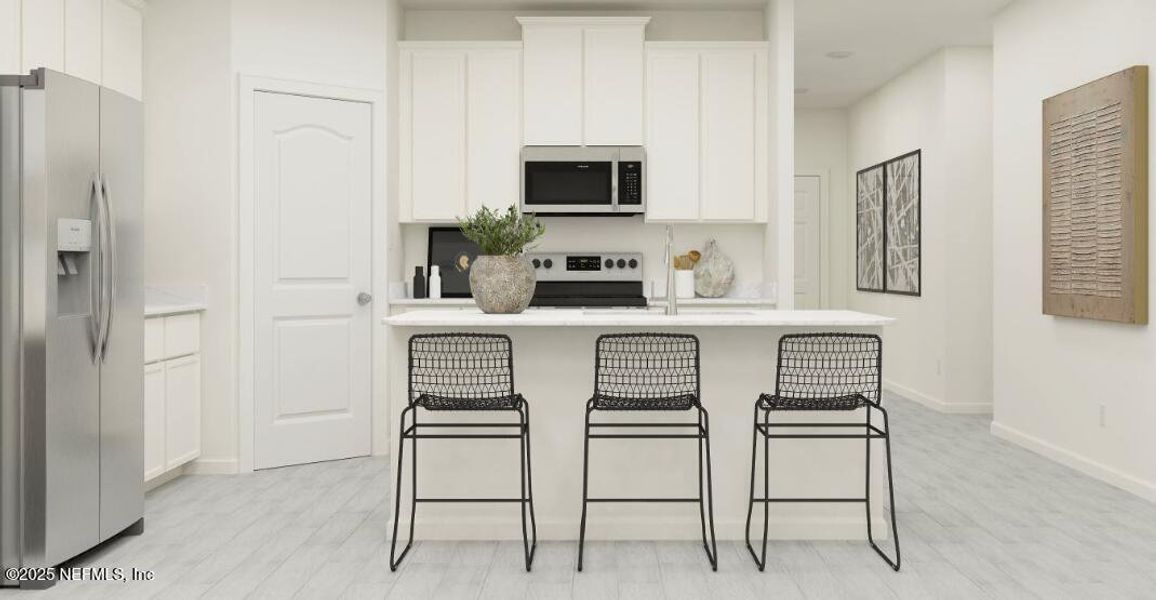 Furnished interior view inside a new home in Silver Meadows at SilverLeaf, St. Augustine (Image 5).