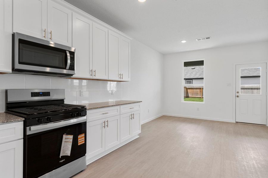 Furnished interior view inside a new home in Peppervine, Porter (Image 6). Furnished interior view inside a new home in Peppervine, Porter (Image 6).