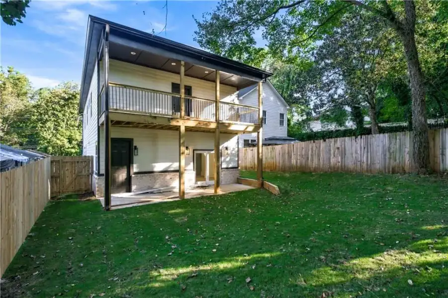 Exterior details and patio area of a home in , Atlanta (Image 27).