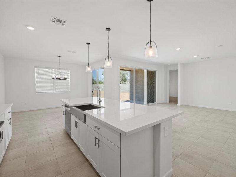 Furnished interior view inside a new home in Rancho Mirage Signature Series, Maricopa (Image 6).