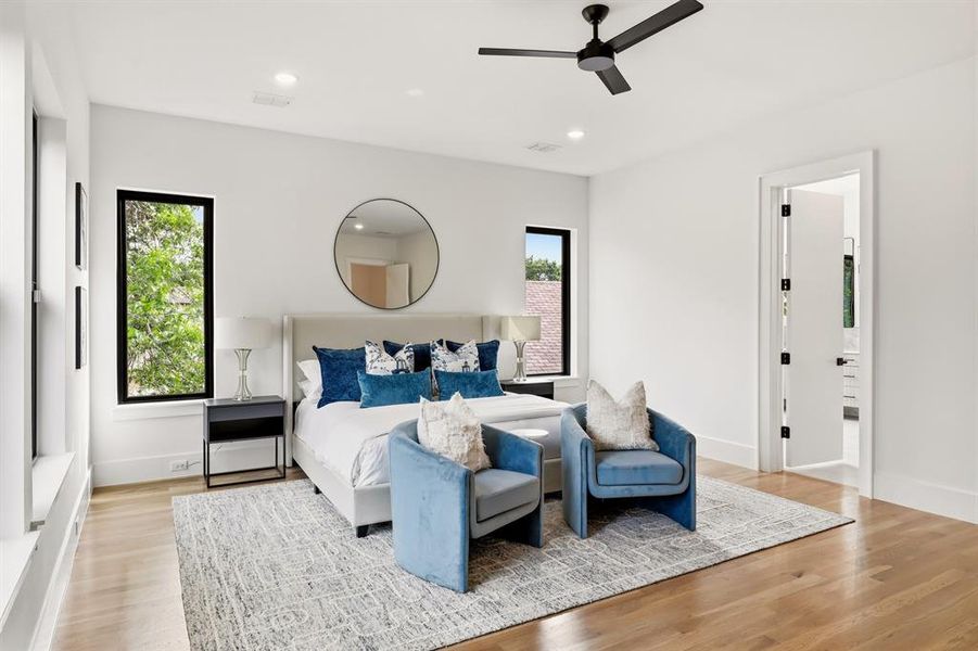 Furnished interior view inside a new home in , Dallas (Image 38).