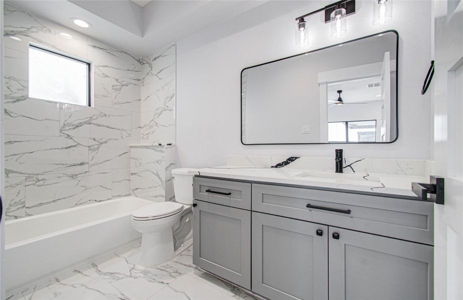 Attached bath up