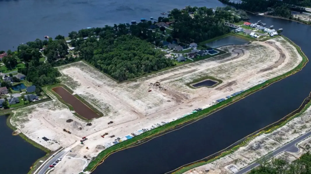 Site preparation for new homesites in Broward Key, Jacksonville (Image 3).