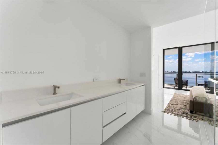 Furnished interior view inside a new home in , Miami (Image 6).