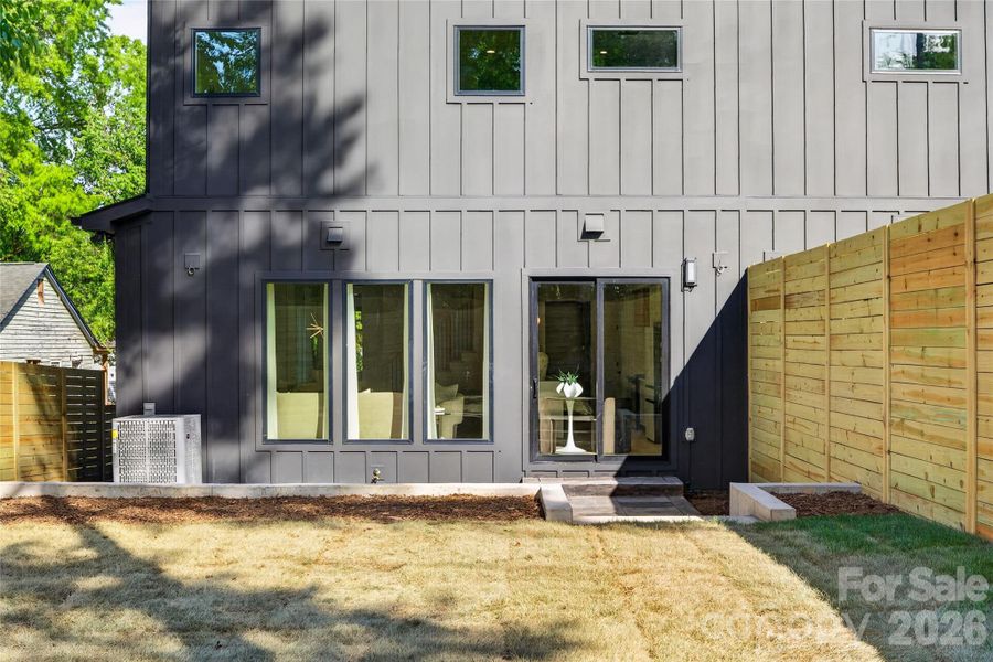 Exterior details and patio area of a home in , Charlotte (Image 3).