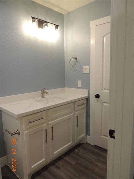 Hall Bath with Bedroom access