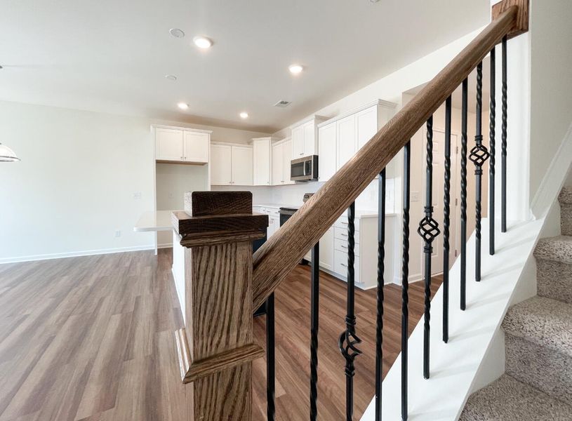 Spacious, unfurnished interior of a new home in Bellevue Townhomes, Greenville (Image 14).