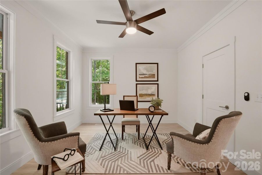 Furnished interior view inside a new home in , Monroe (Image 15).