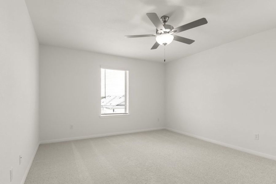 Representative unfurnished interior of a home built from the Elm by Pacesetter Homes in Blanco Vista, San Marcos (Image 28).