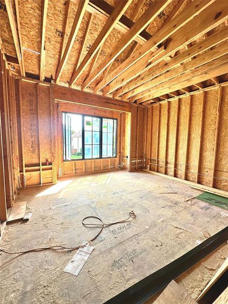 Current construction 10/2/24. Second-floor secondary bedroom #5 with an en suite bathroom