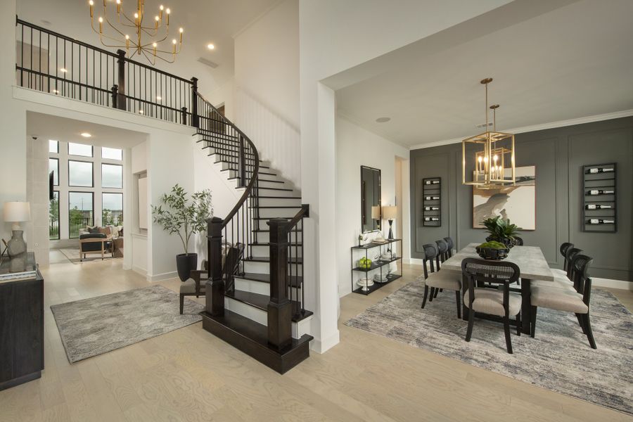 Representative furnished interior of a home built from the 4931S by Perry Homes in Santa Rita Ranch Tierra Rosa, Liberty Hill (Image 6).