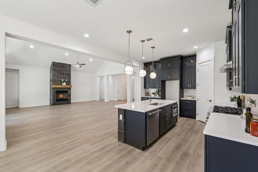 Furnished interior view inside a new home in , Burnet (Image 8). Furnished interior view inside a new home in , Burnet (Image 8).