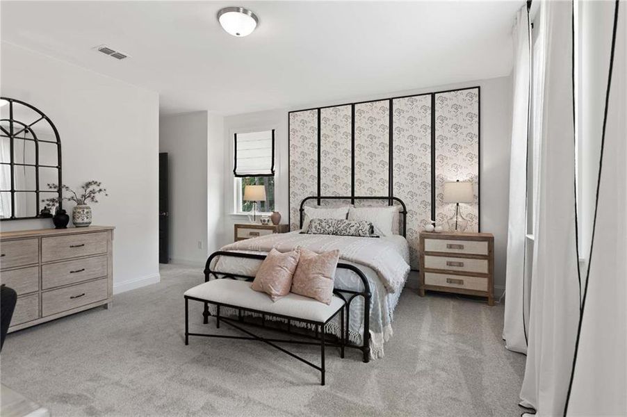 Furnished interior view inside a new home in East Harbor II at Chestatee, Dawsonville (Image 43).