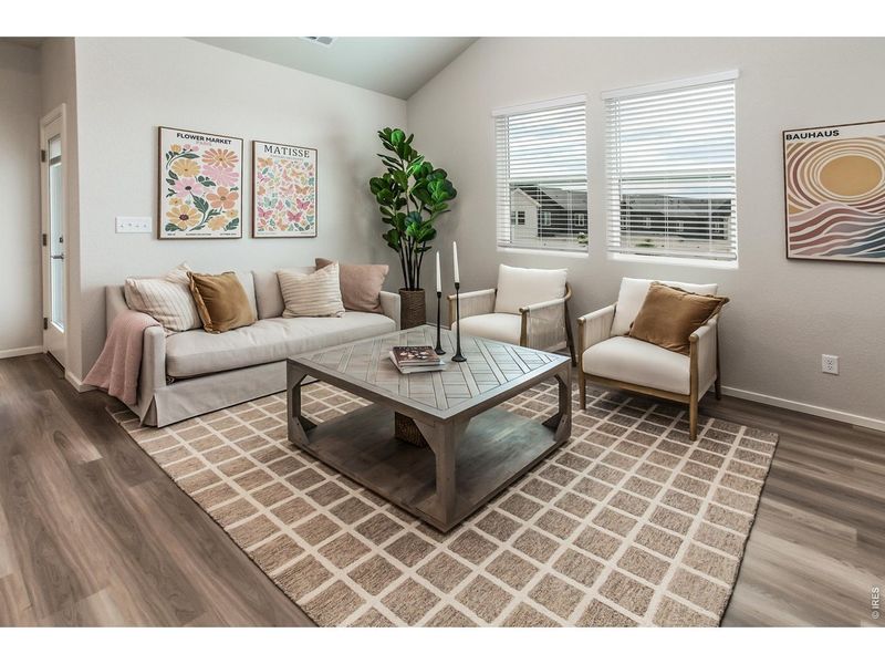 Furnished interior view inside a new home in Raindance Condos, Windsor (Image 17). Furnished interior view inside a new home in Raindance Condos, Windsor (Image 17).