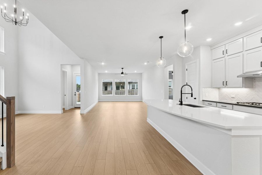 Kitchen - Dining - Family Room