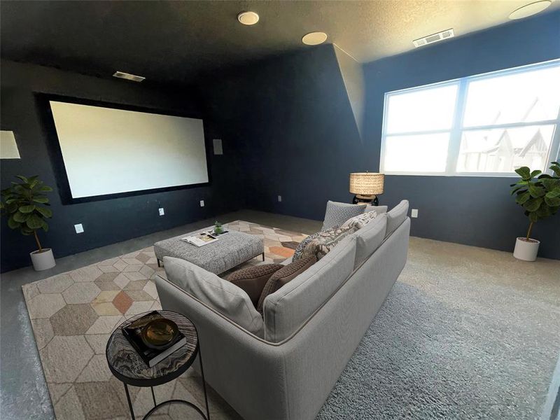 Furnished interior view inside a new home in , Midlothian (Image 17).