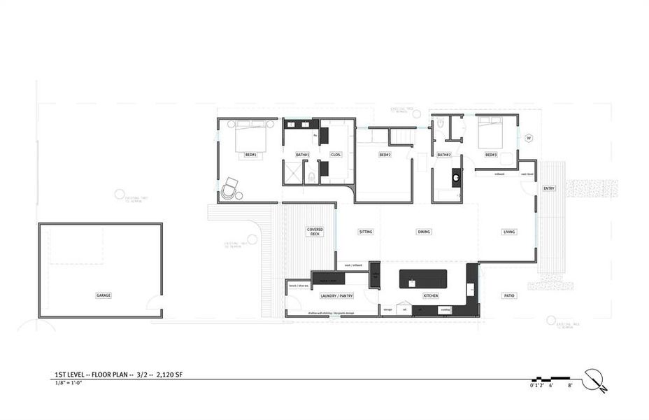 2D floor plan layout of this home in , Dallas, TX (Image 3). 2D floor plan layout of this home in , Dallas, TX (Image 3).