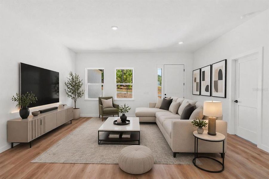 Furnished interior view inside a new home in , Citrus Springs (Image 5).