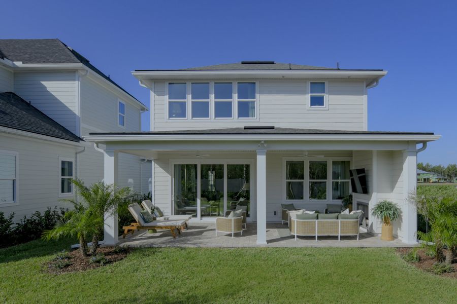 Representative exterior details of a home built from the Liberty by Riverside Homes in Mariposa at EverRange, Jacksonville (Image 3).