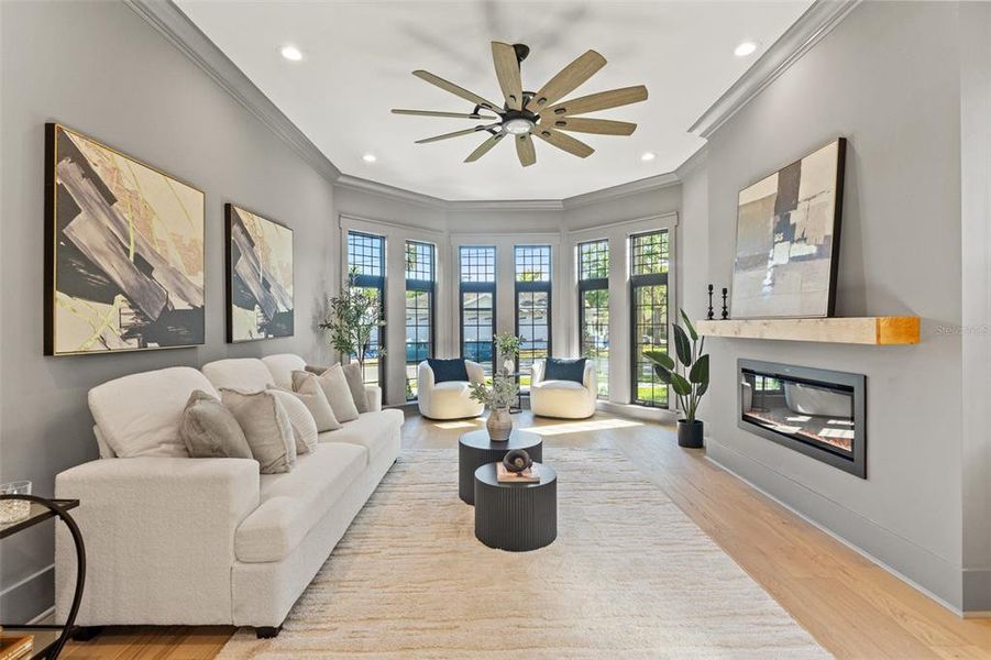 Furnished interior view inside a new home in , Tampa (Image 13).