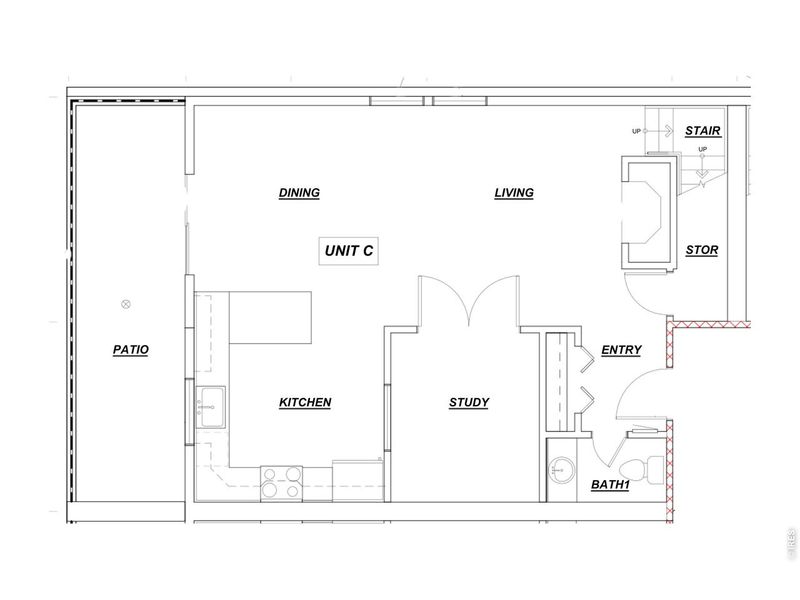 2D floor plan layout of this home in , Boulder, CO (Image 1). 2D floor plan layout of this home in , Boulder, CO (Image 1).